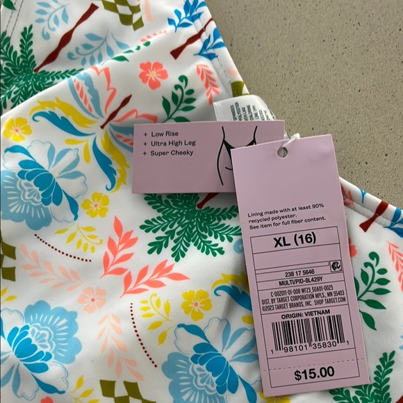 Wild Fable Floral Bikini Bottom - Multicolor - Picture 2 of 3